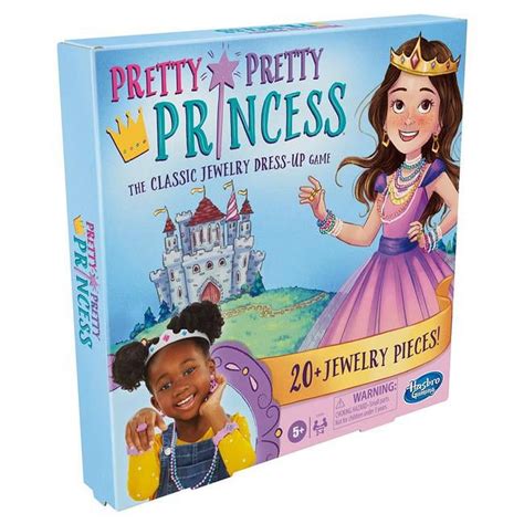 Hasbro Pretty Pretty Princess Board Game, The Classic Jewelry .
